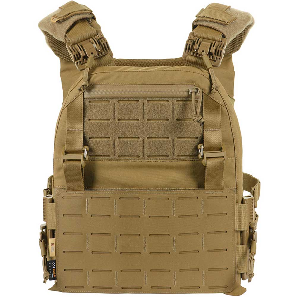 Vestă tactică tip Plate Carrier M-Tac Cuirass Fast QRS Gen. II - Coyote