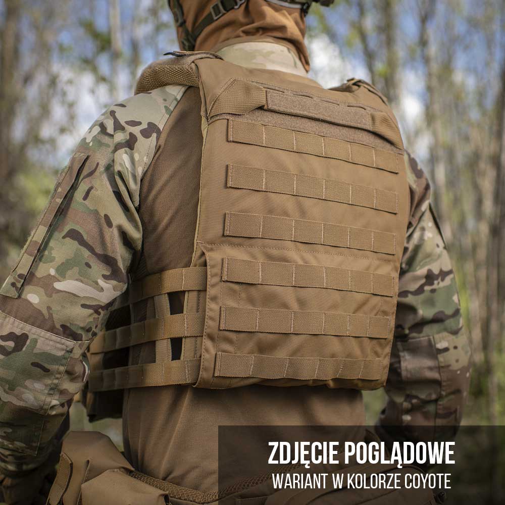 Vestă tactică tip Plate Carrier M-Tac Cuirass Fast QRS - Black - pentru plăci balistice L/XL