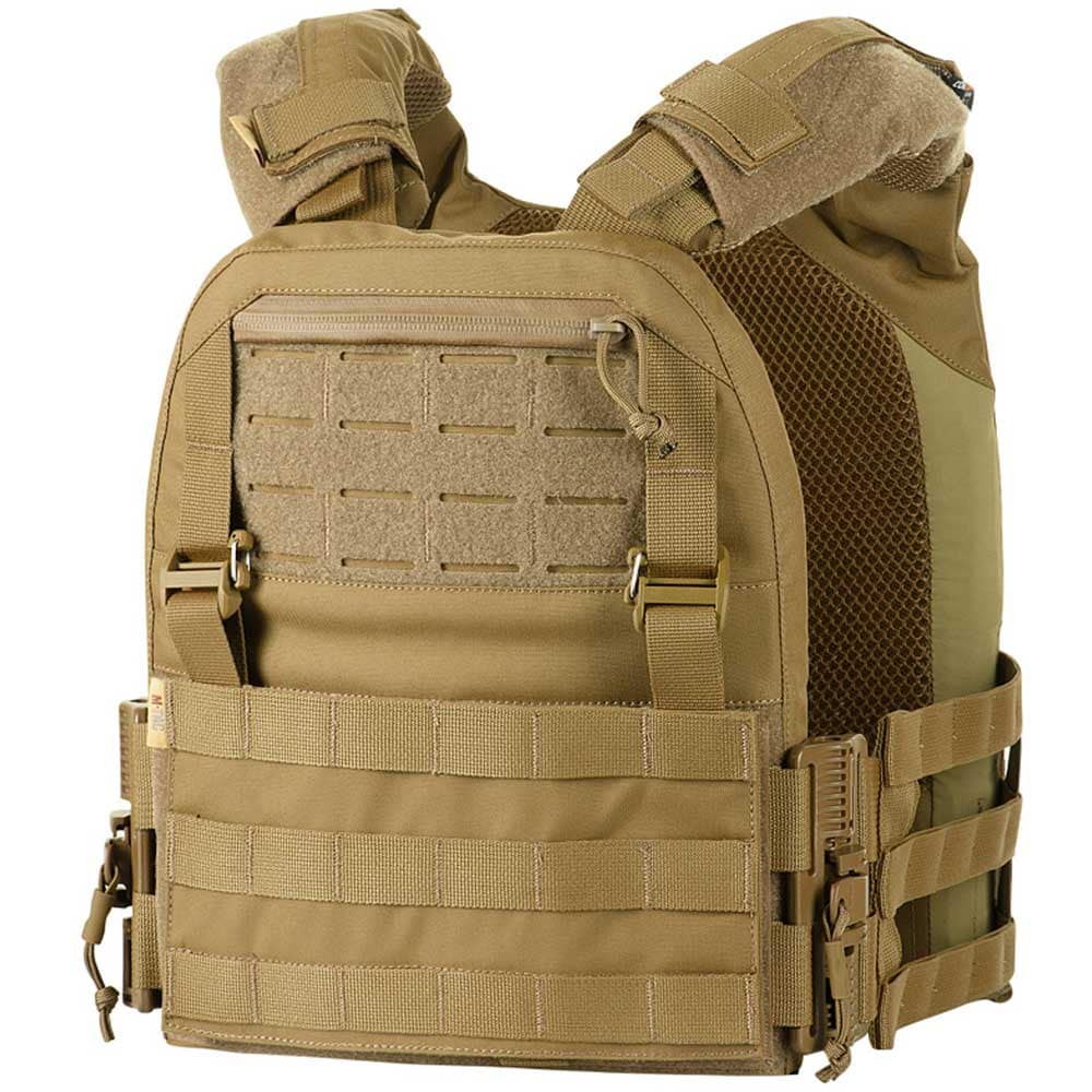Vestă tactică tip Plate Carrier M-Tac Cuirass QRS Gen. II - Coyote