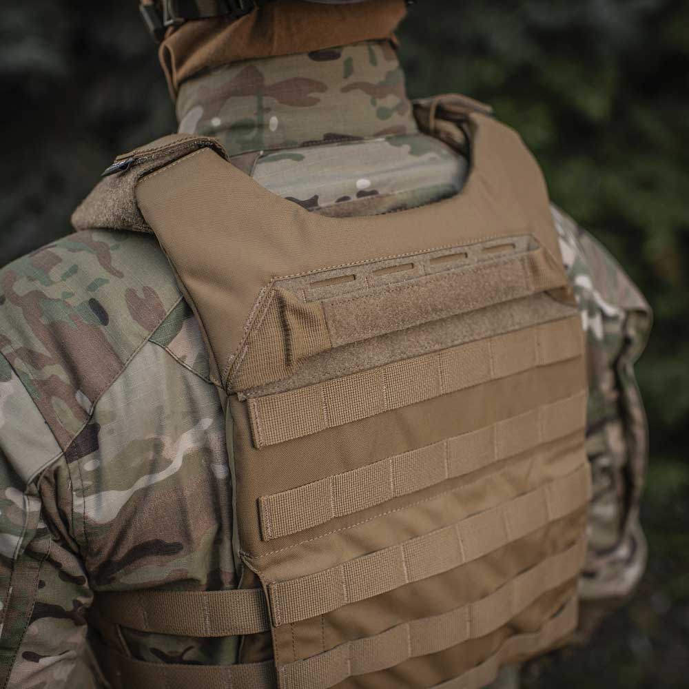 Vestă tactică tip Plate Carrier M-Tac Cuirass QRS Gen. II - Coyote