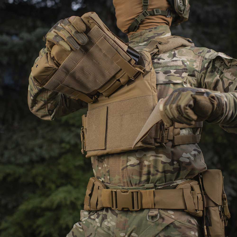 Vestă tactică tip Plate Carrier M-Tac Cuirass QRS Gen. II - Coyote