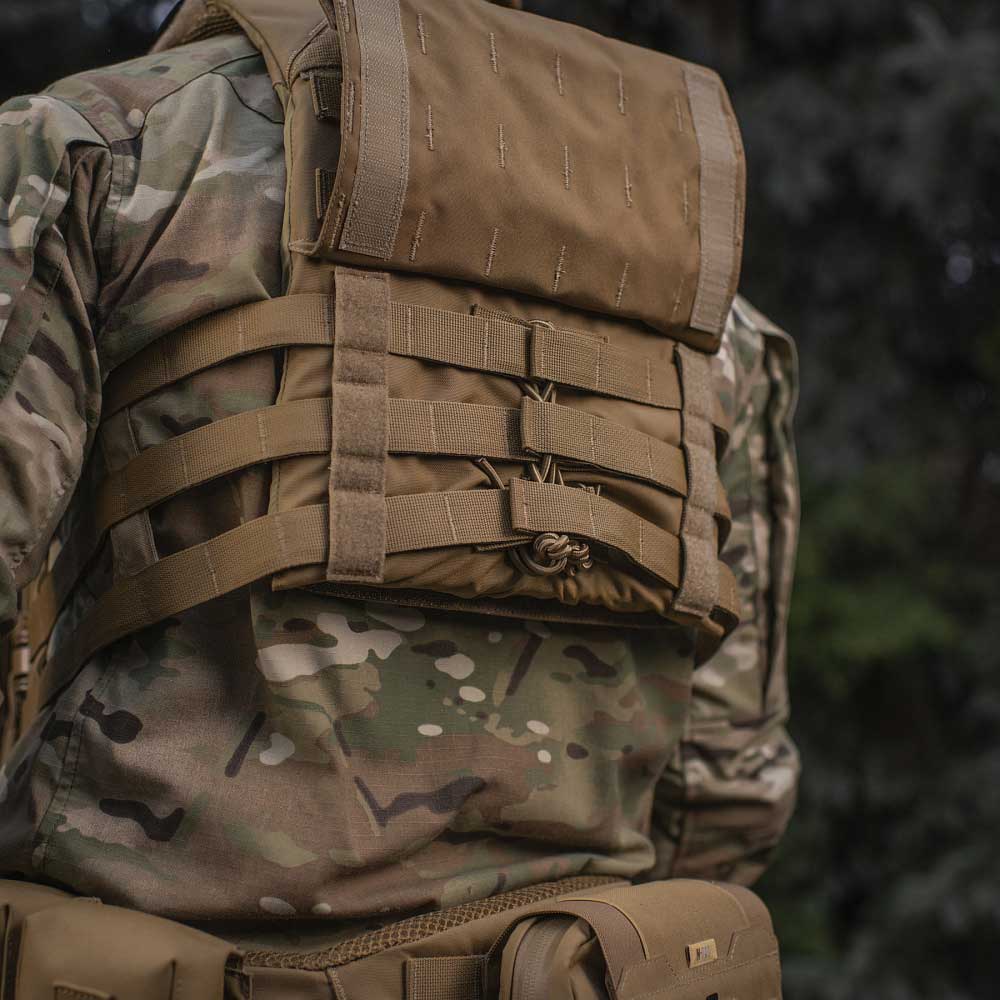 Vestă tactică tip Plate Carrier M-Tac Cuirass QRS Gen. II - Coyote