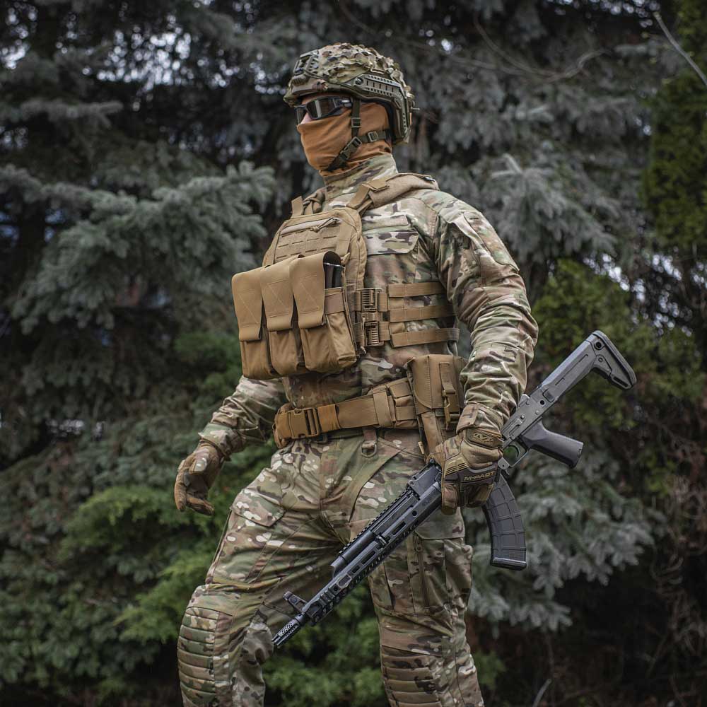 Vestă tactică tip Plate Carrier M-Tac Cuirass QRS Gen. II - Coyote