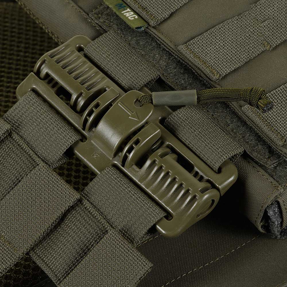 Vestă tactică tip Plate Carrier M-Tac Cuirass QRS Gen. II - Ranger Green