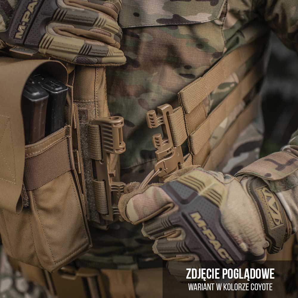 Vestă tactică tip Plate Carrier M-Tac Cuirass QRS Gen. II - Ranger Green