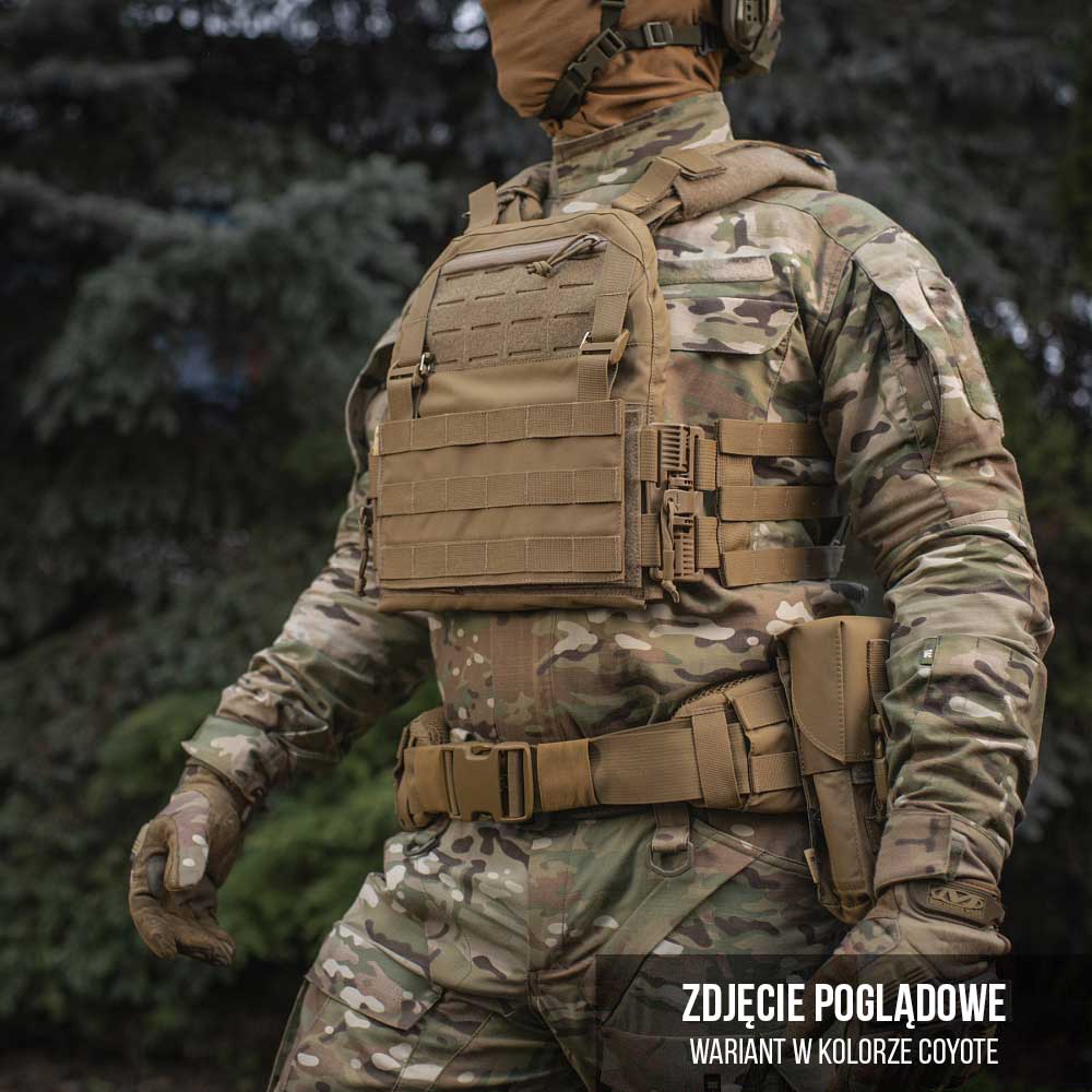 Vestă tactică tip Plate Carrier M-Tac Cuirass QRS Gen. II - Ranger Green