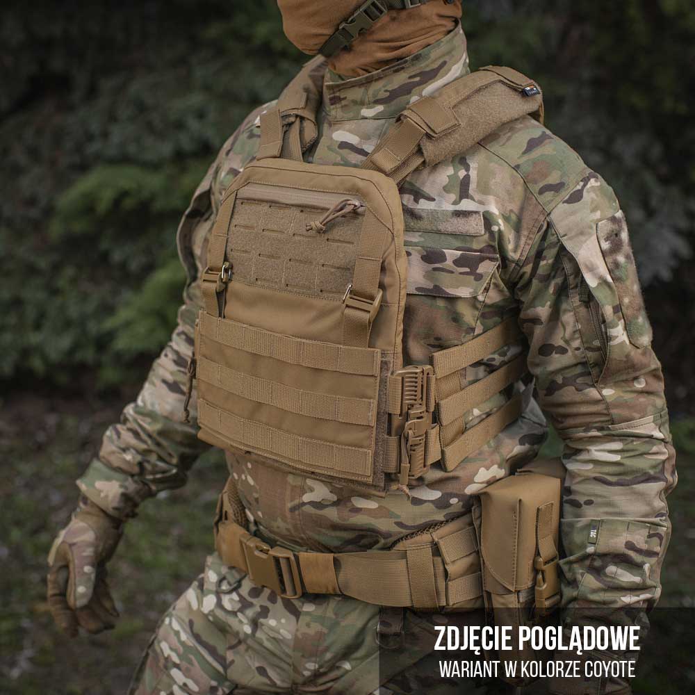 Vestă tactică tip Plate Carrier M-Tac Cuirass QRS Gen. II - Ranger Green