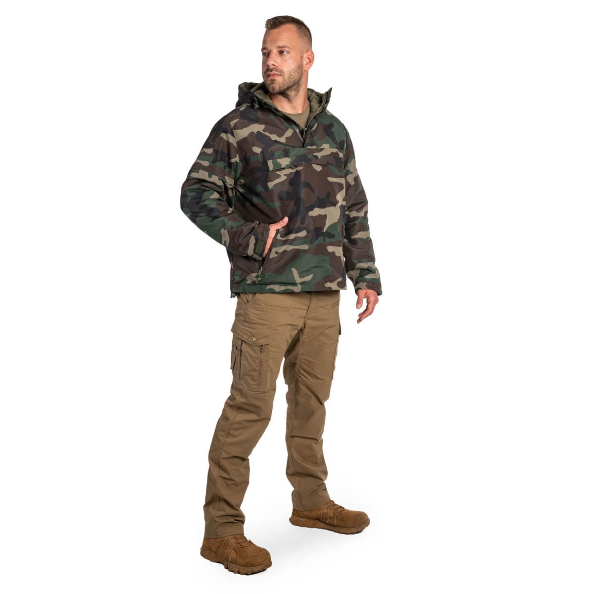 Geacă Brandit Windbreaker - Woodland