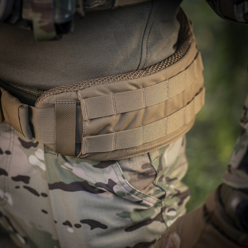 Centură tactică M-Tac War Belt Armor - Coyote