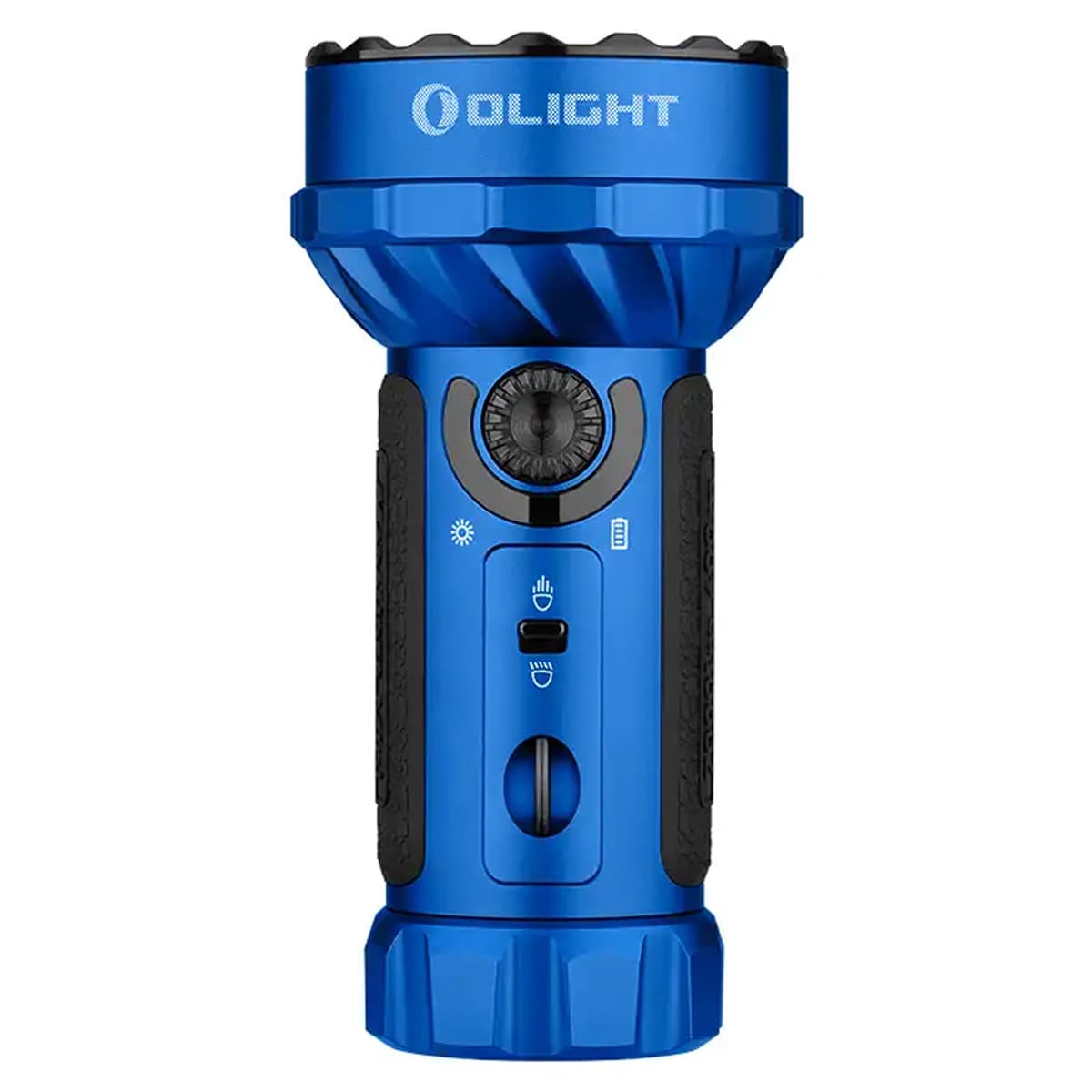 Lanternă reîncărcabilă Olight Marauder Mini Blue - 7000 lumeni, rază de acoperire 600 m
