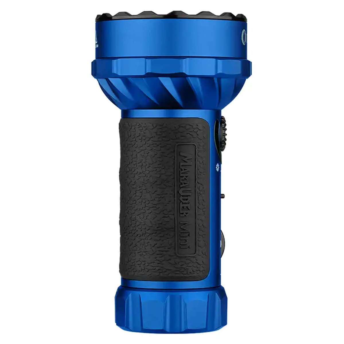 Lanternă reîncărcabilă Olight Marauder Mini Blue - 7000 lumeni, rază de acoperire 600 m