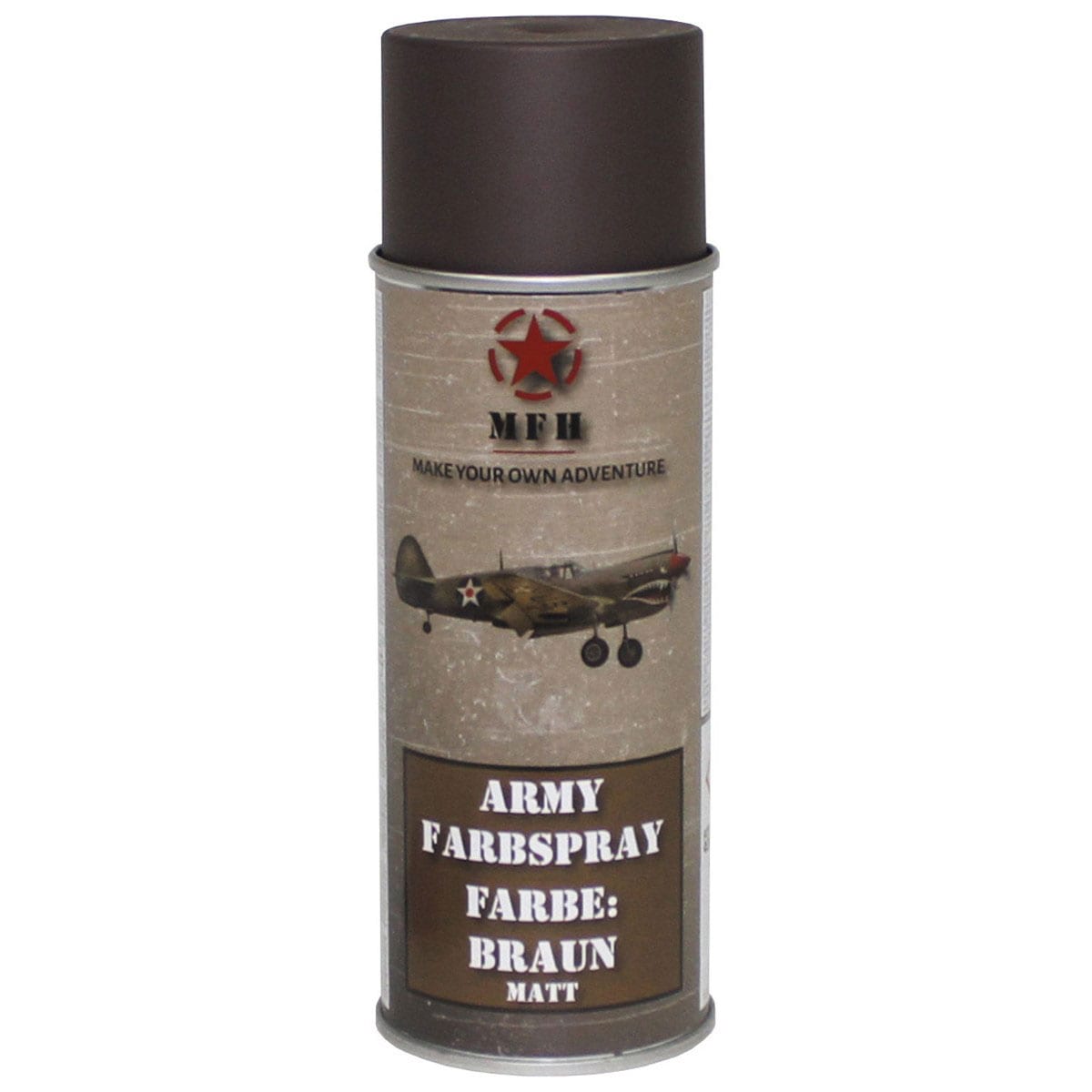 Vopsea militară spray MFH 400 ml - Brown (RAL8027)