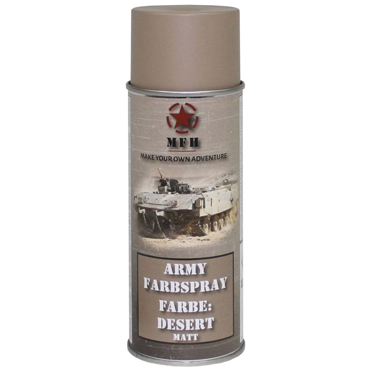 Vopsea militară spray MFH 400 ml - Desert (RAL1019)