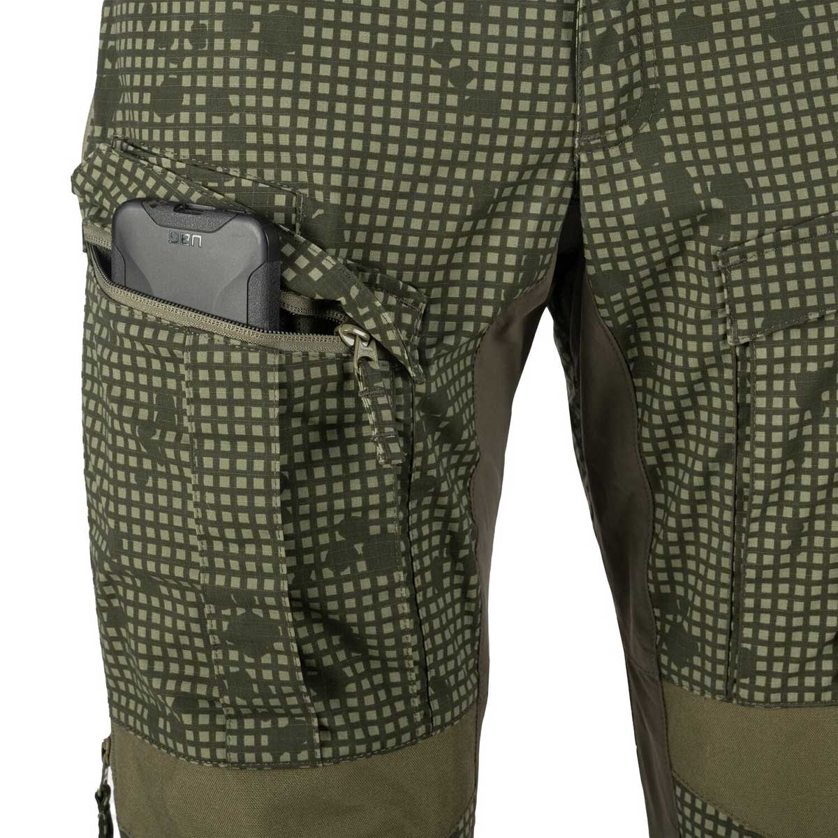 Pantaloni Helikon MCDU Polycotton Stretch Rip-Stop - Desert Night Camo / Olive Green