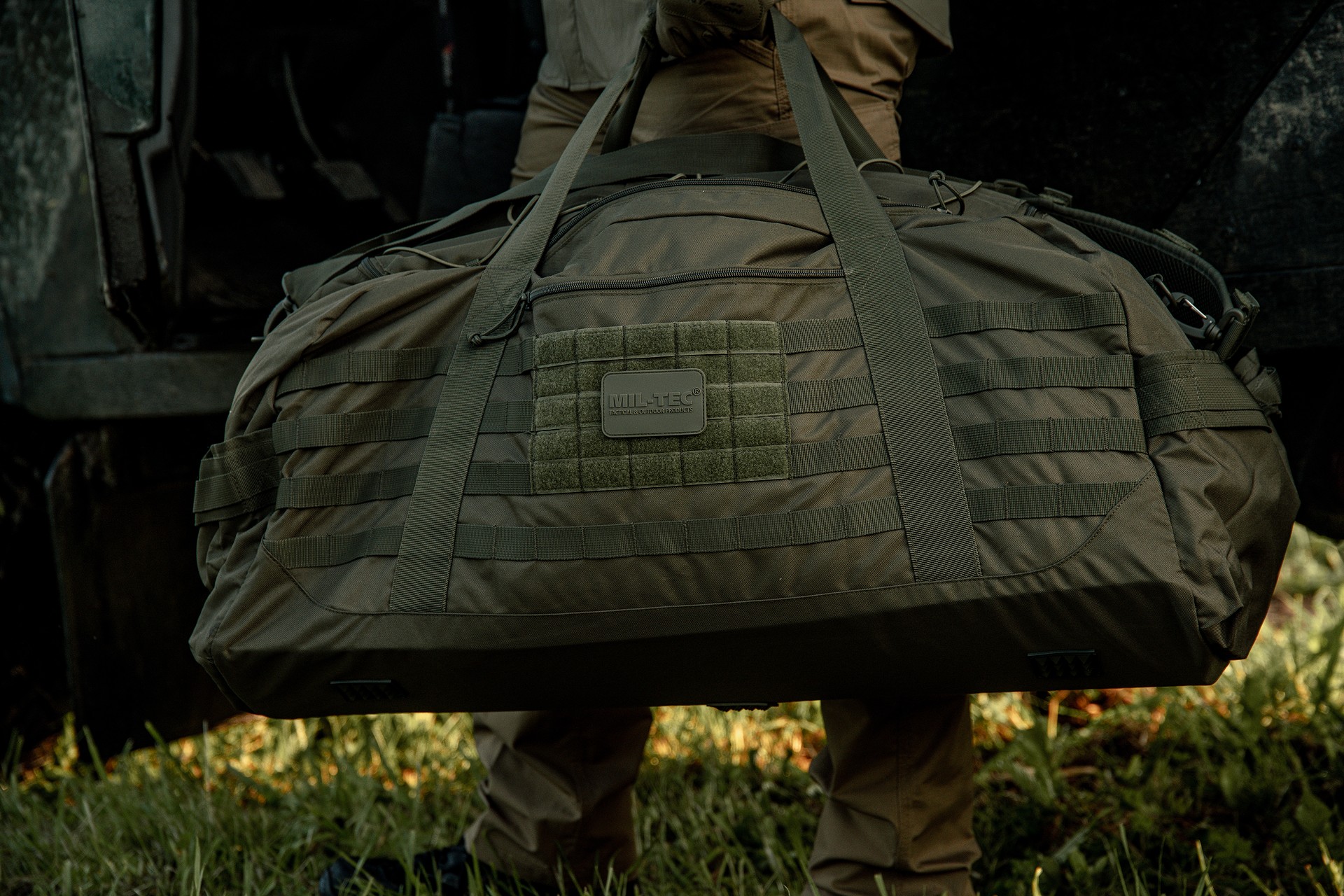 Geantă Mil-Tec US Combat Parachute Cargo Large 105 l - Olive