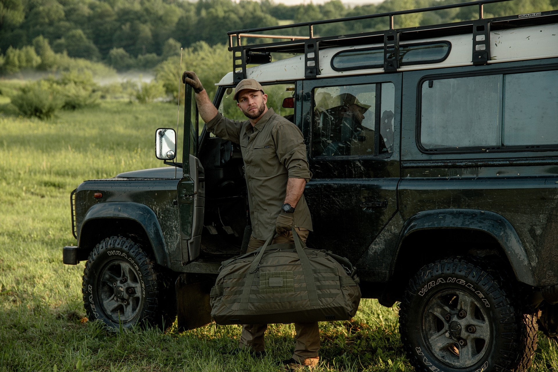 Geantă Mil-Tec US Combat Parachute Cargo Large 105 l - Olive