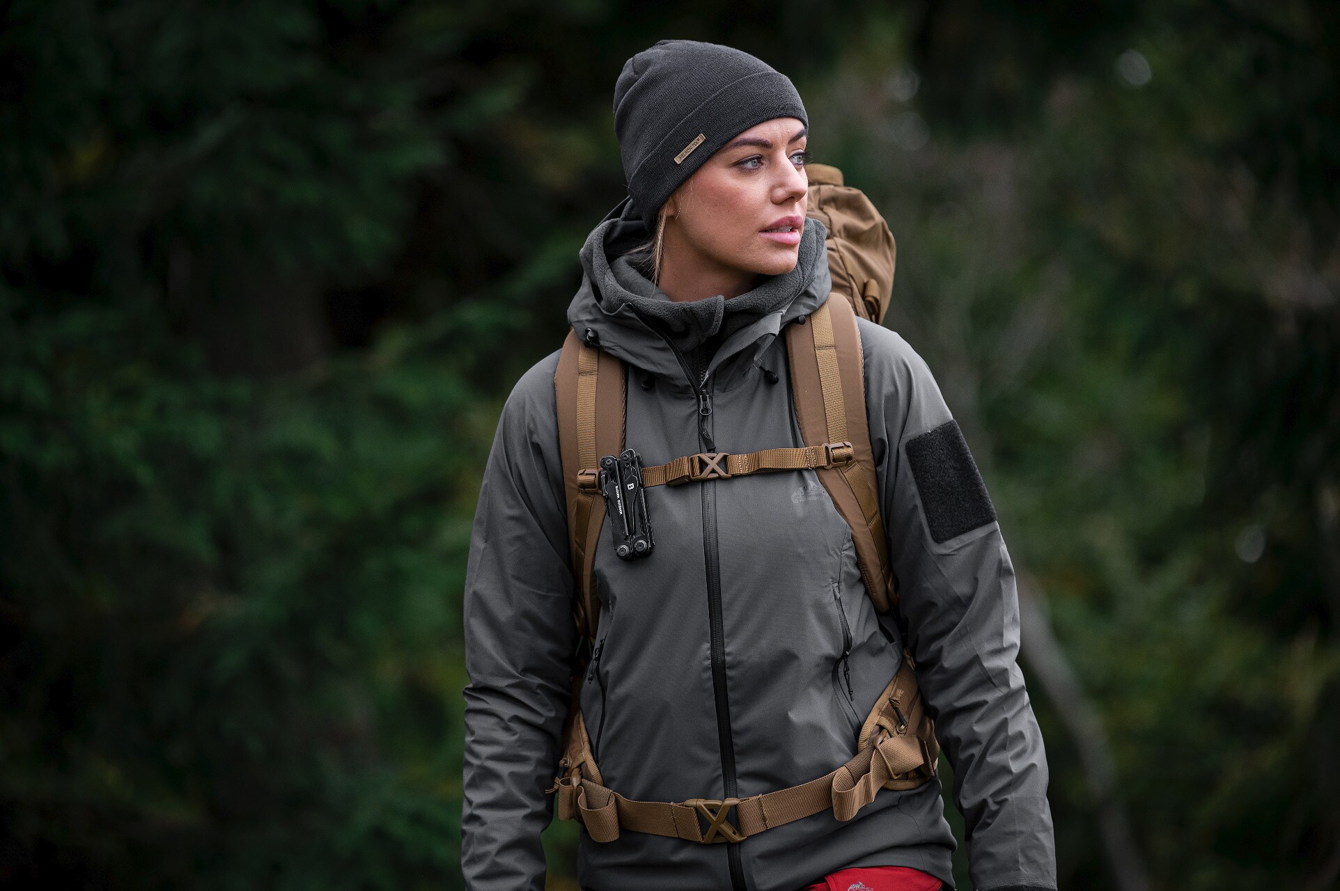 Geacă de damă Helikon Squall Hardshell - Shadow Grey