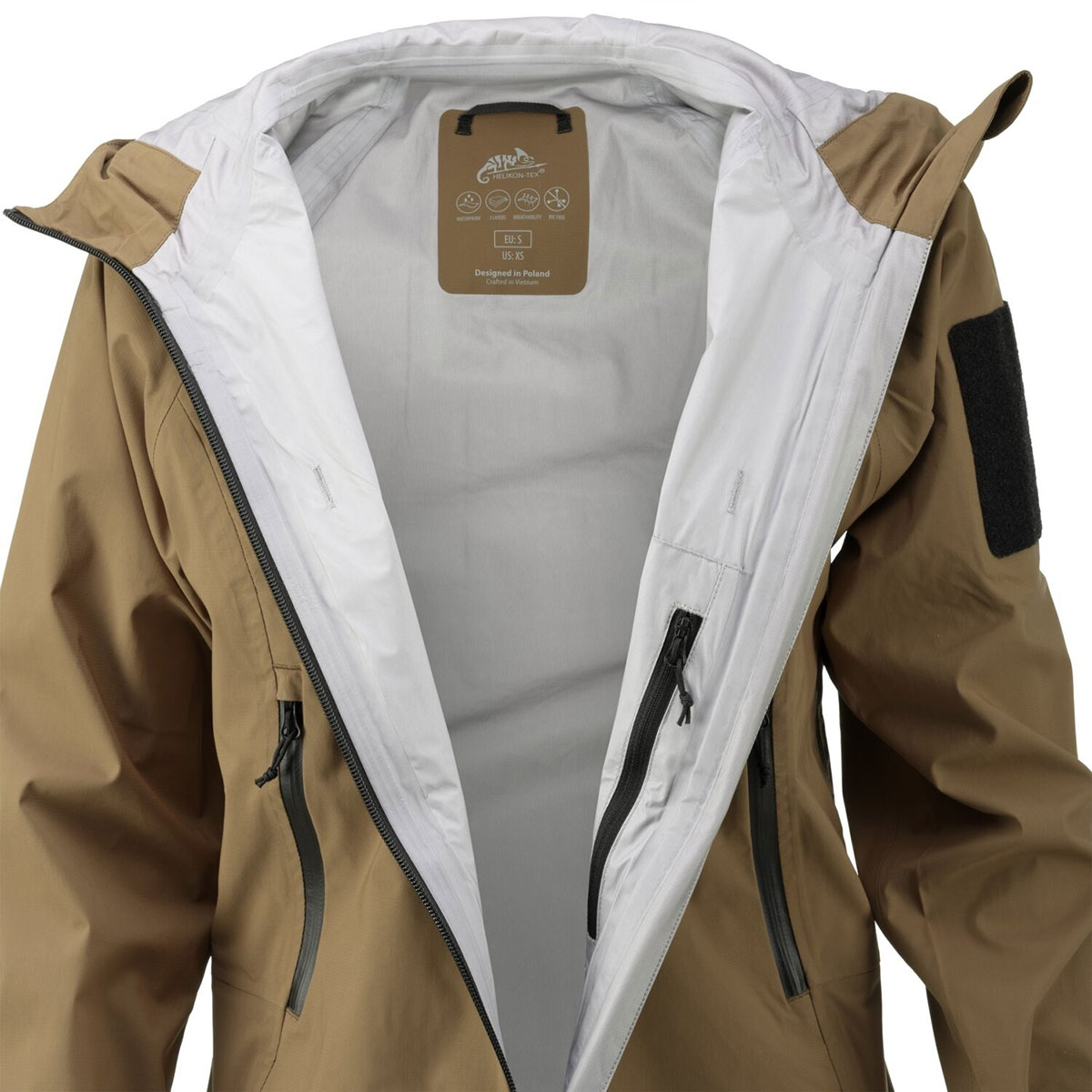 Geacă Helikon Squall Hardshell - Coyote