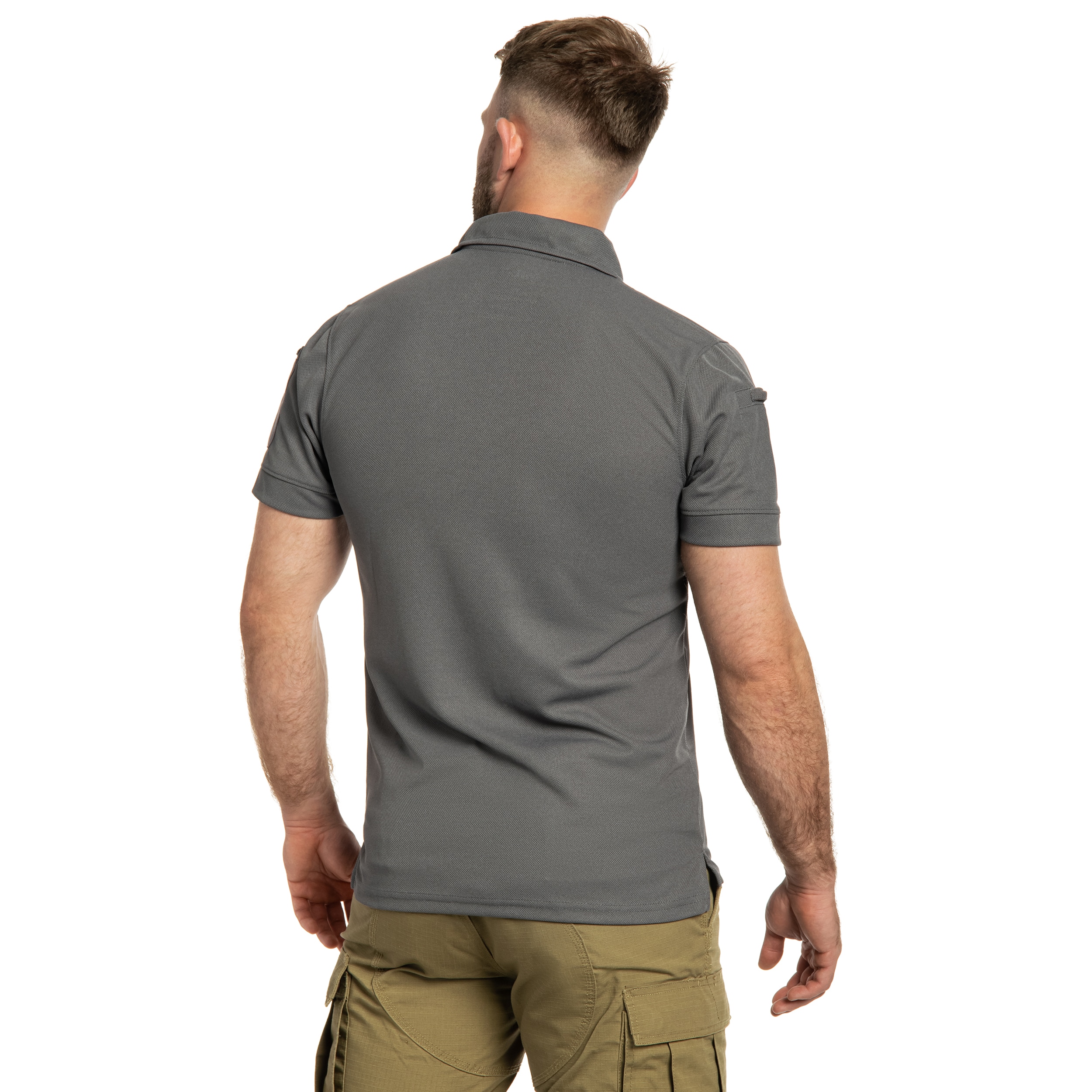Tricou polo Mil-Tec Tactical Quickdry - Urban Grey