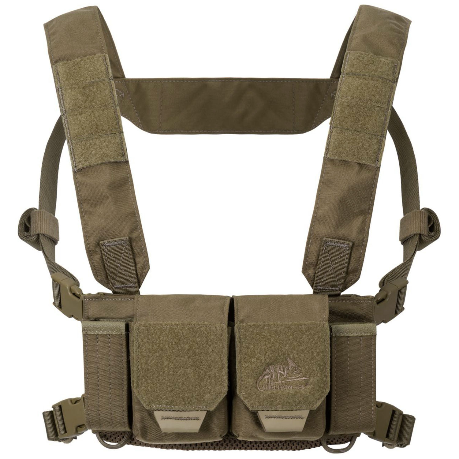 Vestă tactică tip Chest Rig Helikon Competition MultiGun - Adaptive Green