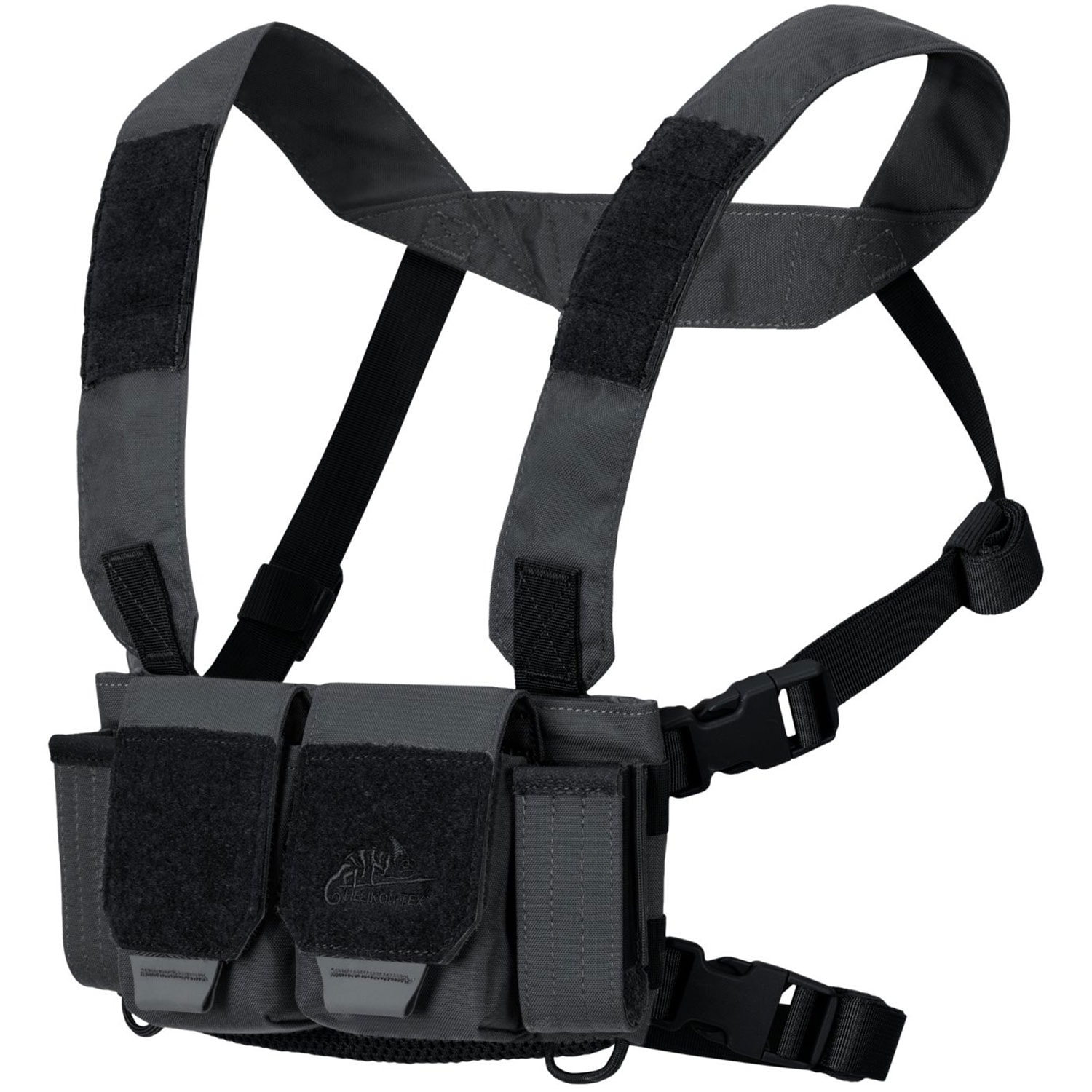 Vestă tactică tip Chest Rig Helikon Competition MultiGun - Shadow Grey/Black