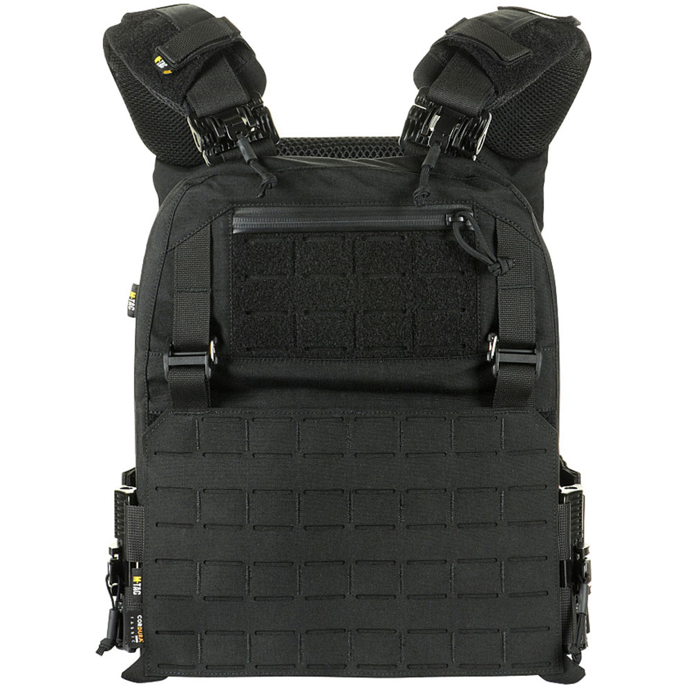 Vestă tactică tip Plate Carrier M-Tac Cuirass Fast QRS Gen. II Black - pentru plăci balistice L/XL