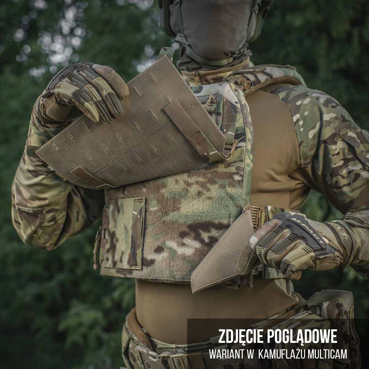 Vestă tactică tip Plate Carrier M-Tac Cuirass Fast QRS Gen. II Coyote - pentru plăci balistice L/XL