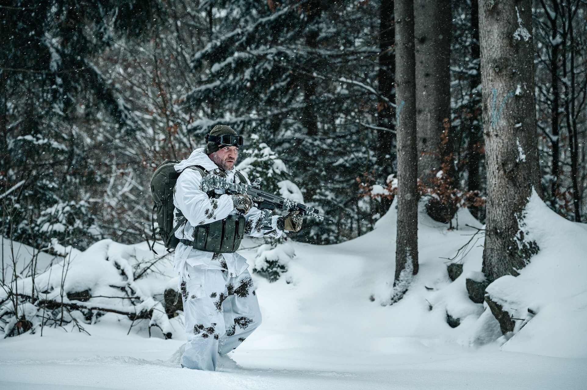 Vestă tactică Mil-Tec Mag Carrier Chest Rig - Olive