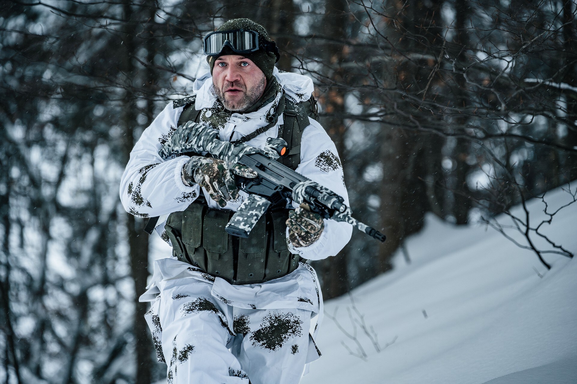 Vestă tactică Mil-Tec Mag Carrier Chest Rig - Olive