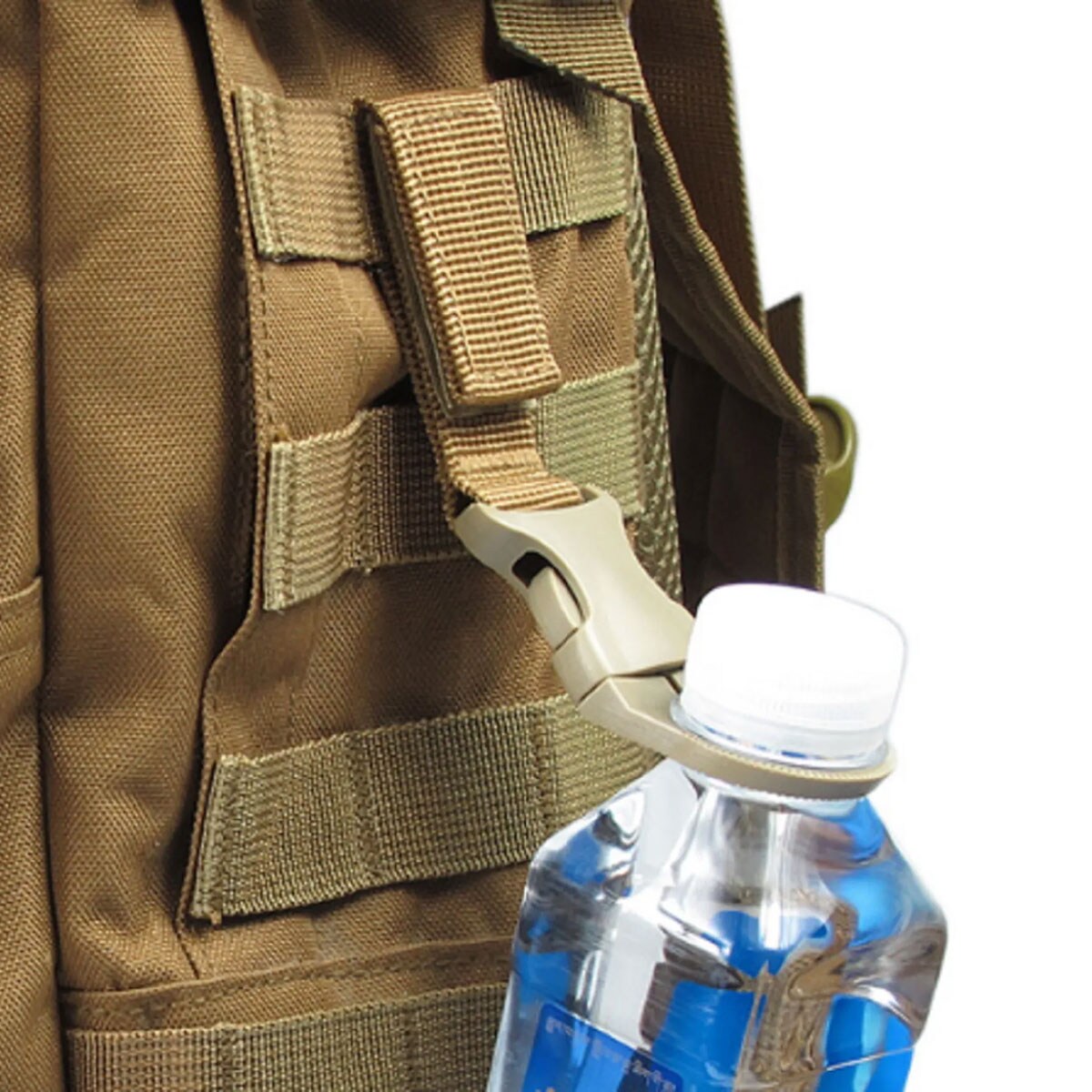 Suport pentru sticlă JB Tacticals Holder MOLLE - Brown