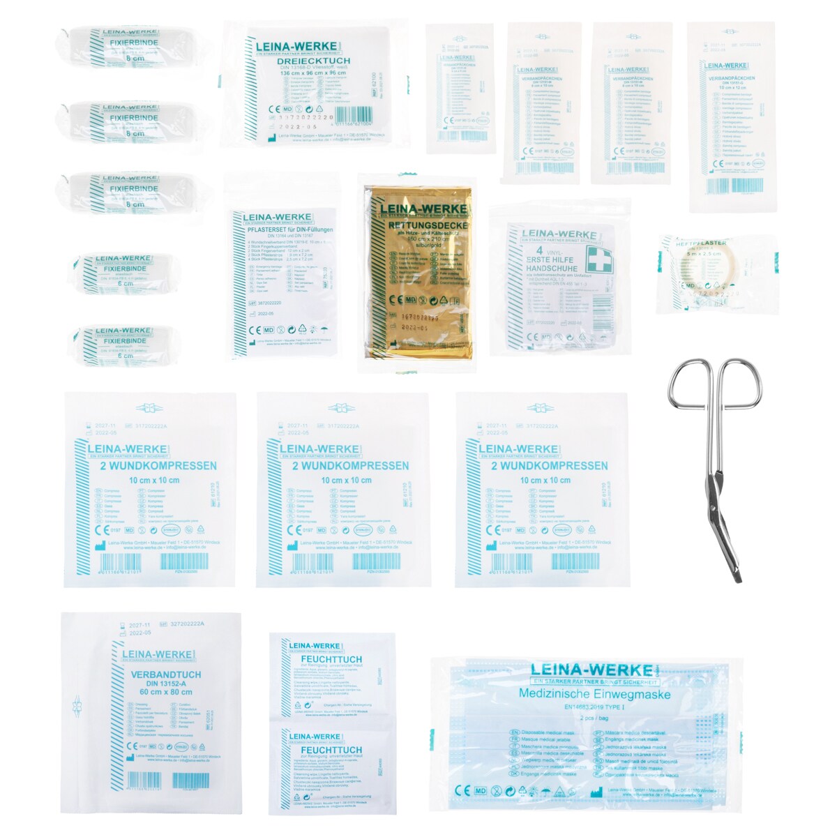 Trusă de prim ajutor Mil-Tec 43 elemente First Aid Set - Black 16025502