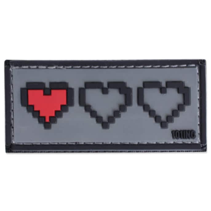 Patch - emblemă 101 Inc. 3D PVC Last Live – Gray