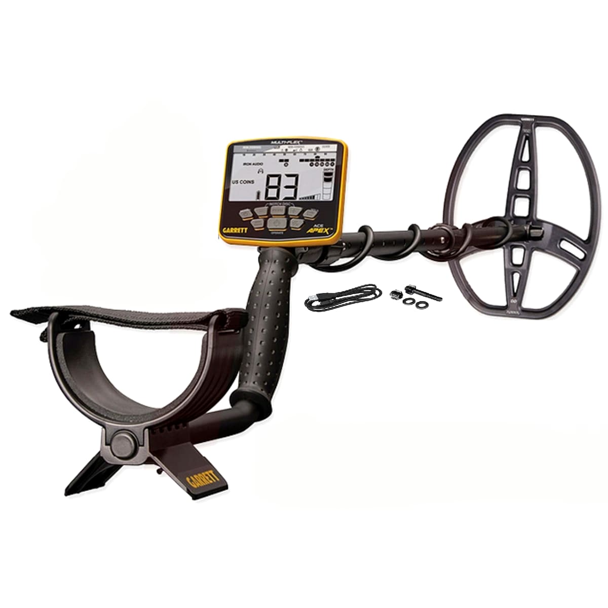 Detector de metale Garrett ACE APEX cu bobină Raider 8.5X11”