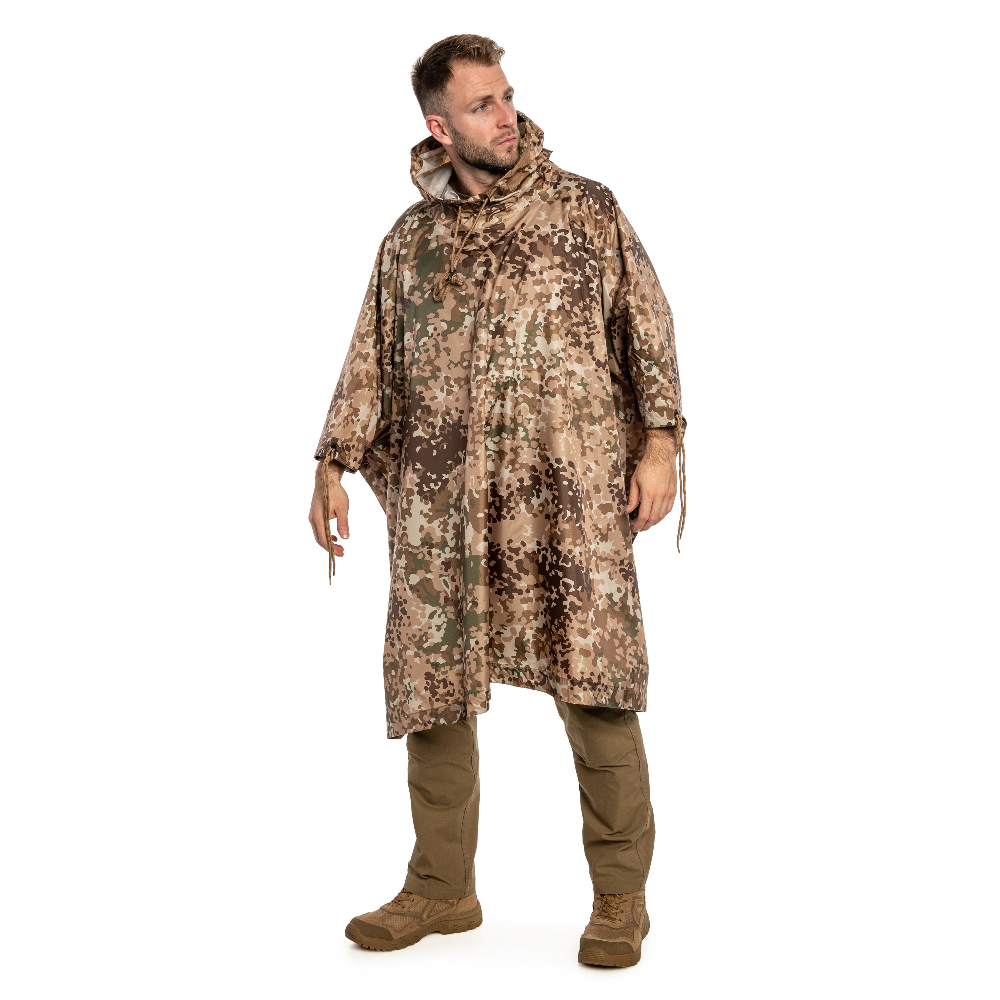 Poncho Mil-Tec US Rip-Stop - Arid Fleck