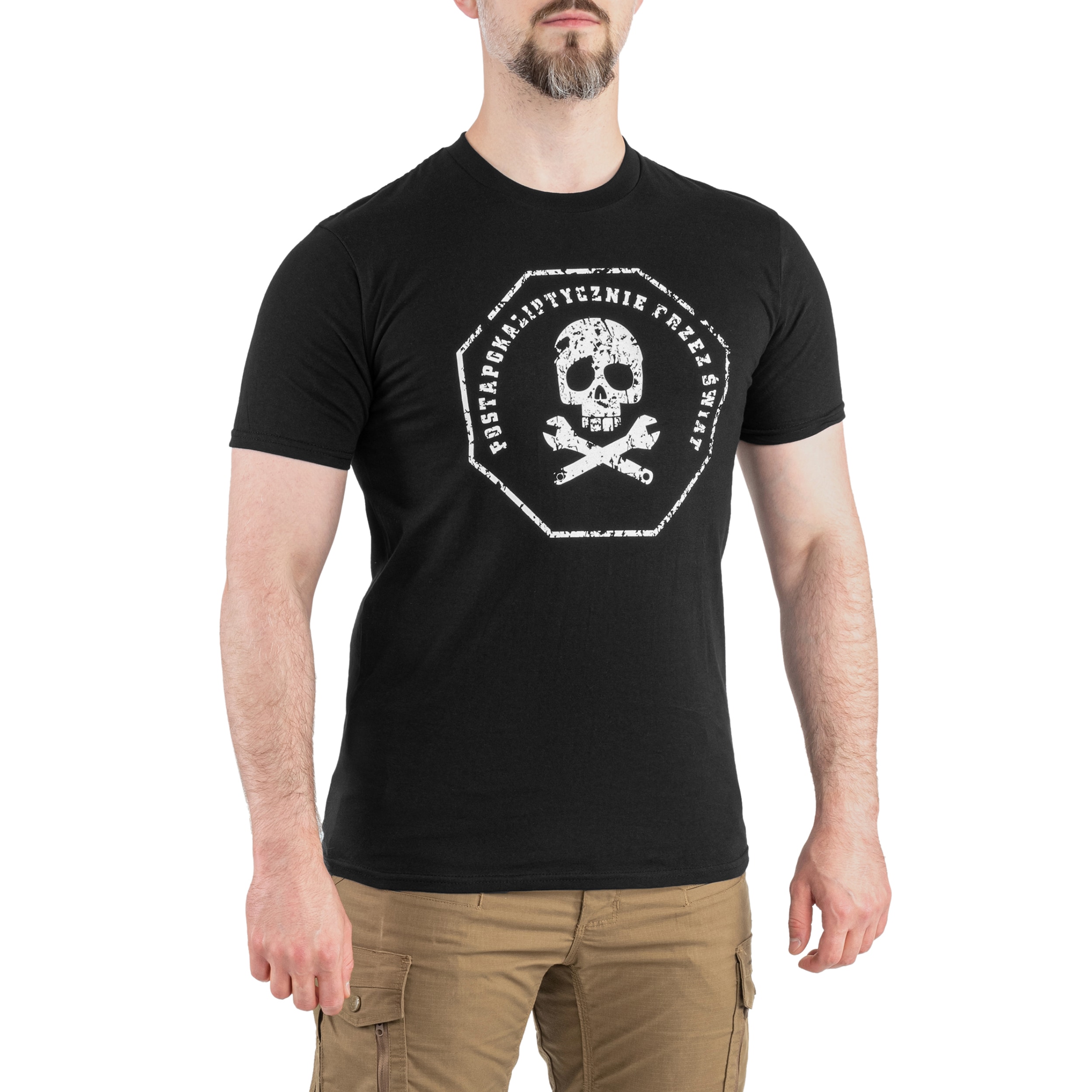 Tricou TigerWood Post-apocaliptic - Negru