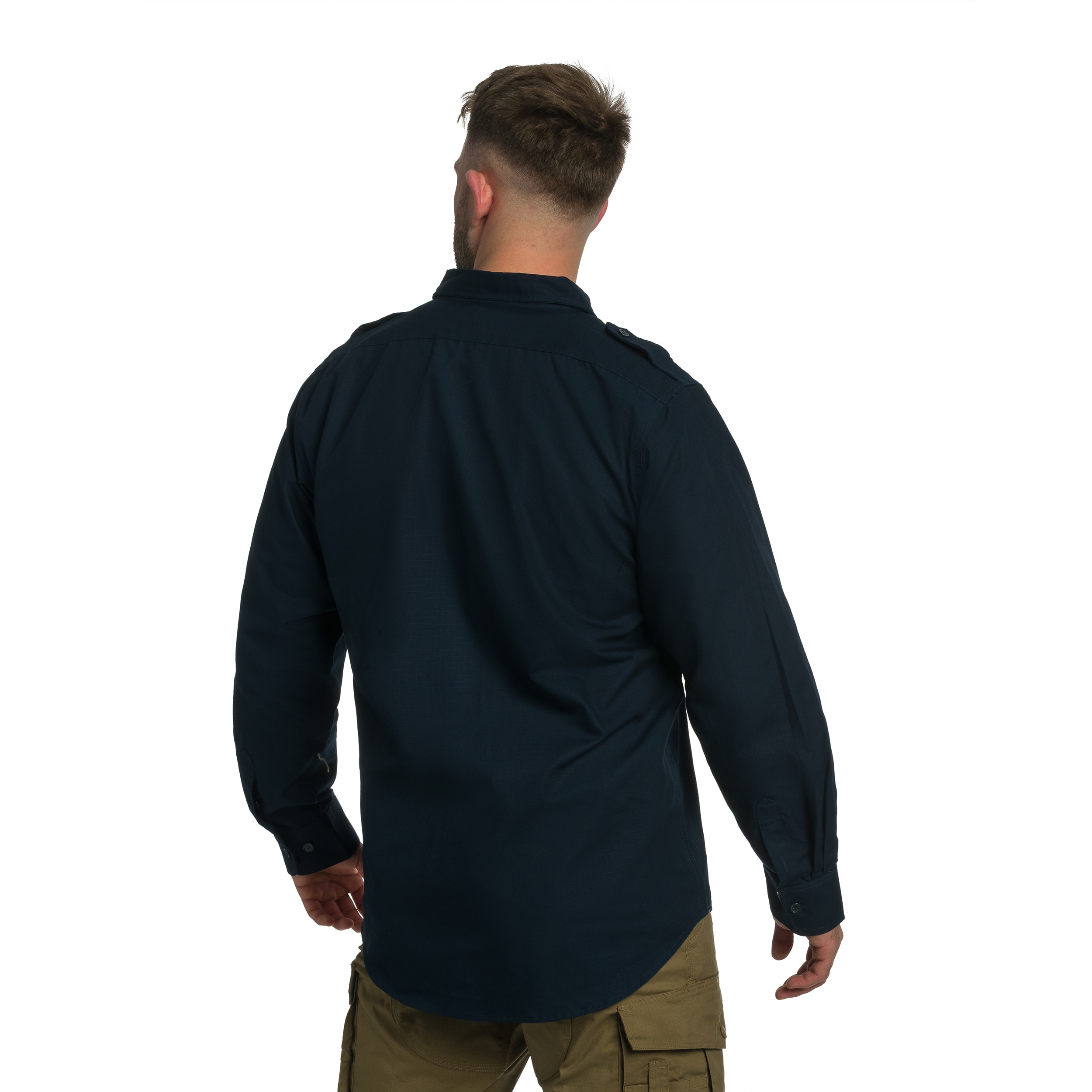 Cămașă tactică Mil-Tec Ripstop Long Sleeve - Dark Blue