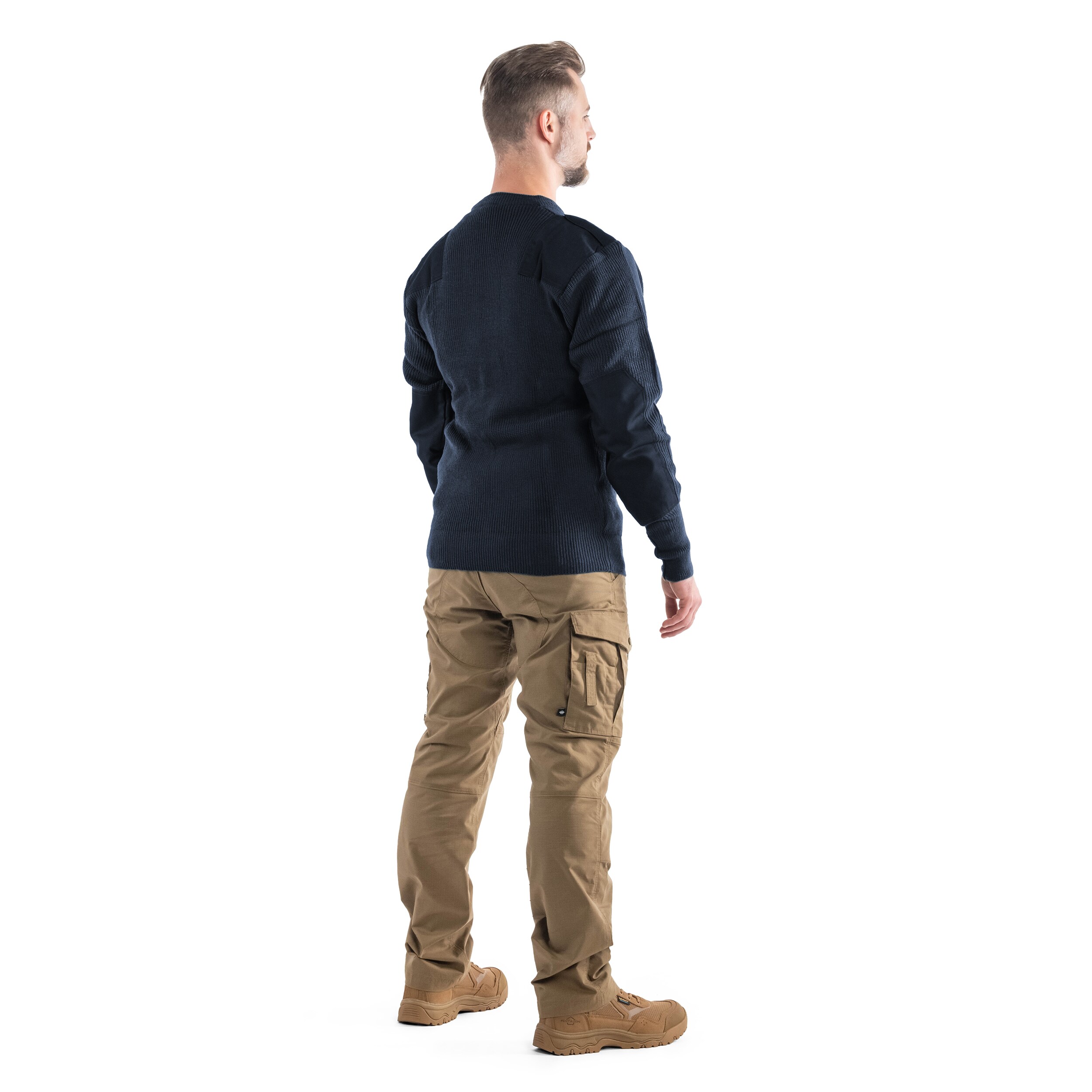 Pulover Mil-Tec Pullover BW Polyacryl - Dark Blue