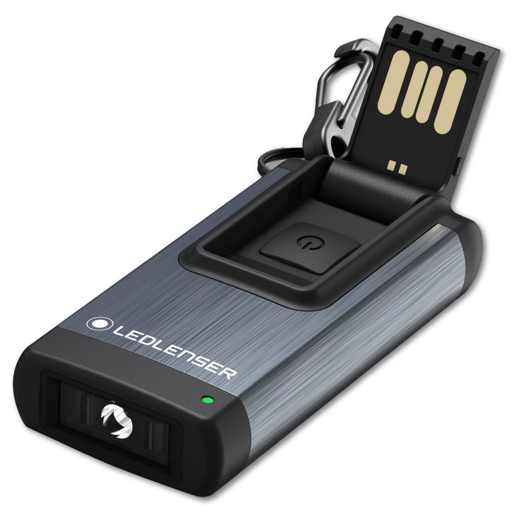 Lanternă breloc Ledlenser K4R Gray - 120 lm
