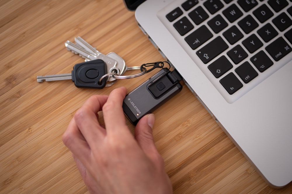 Lanternă breloc Ledlenser K6R 400 lm - Gray