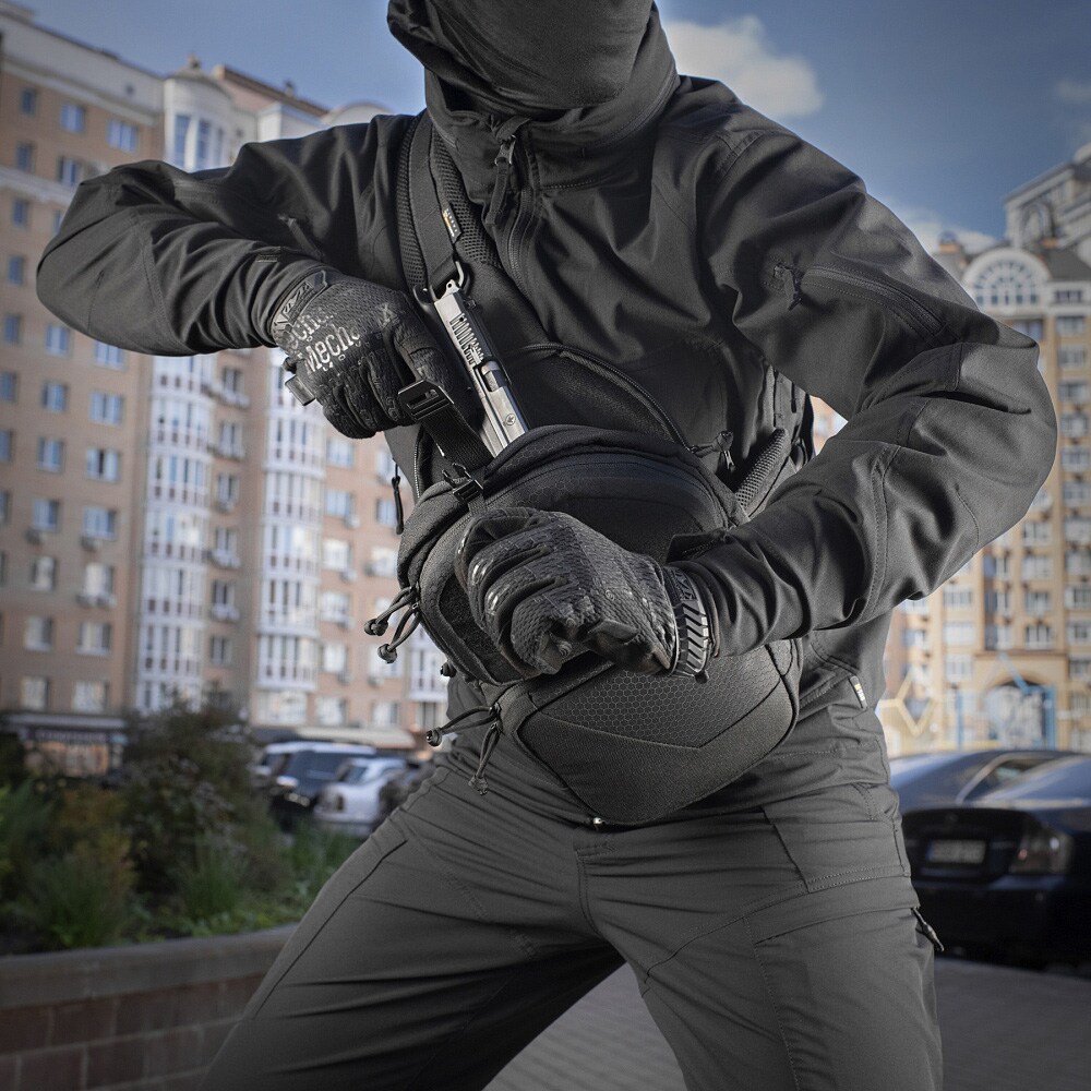 Geantă de umăr M-Tac Buckler Bag Elite Hex 7 l - Black