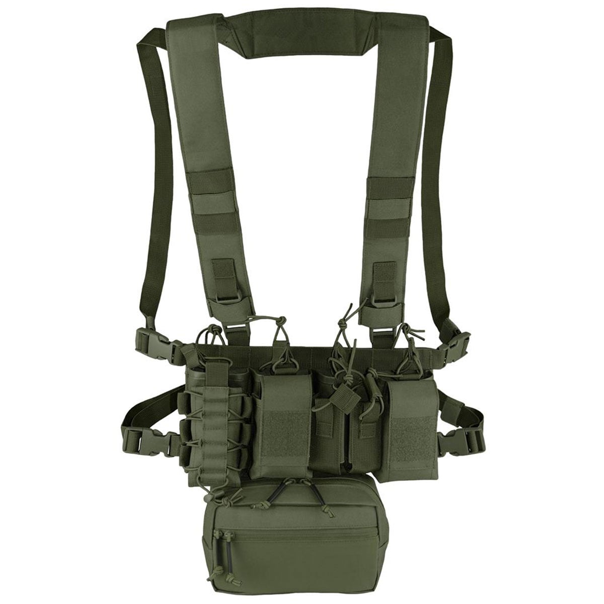 Vestă tactică Camo Military Gear Storm Chest Rig - Olive