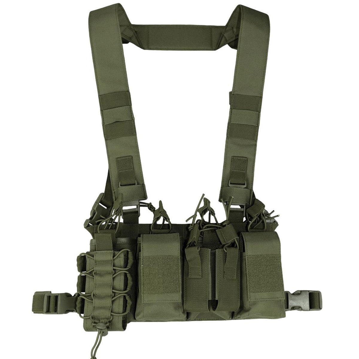 Vestă tactică Camo Military Gear Storm Chest Rig - Olive