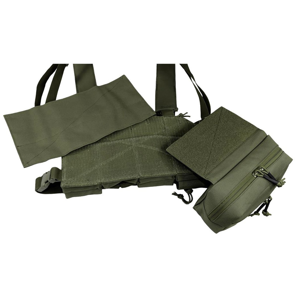 Vestă tactică Camo Military Gear Storm Chest Rig - Olive