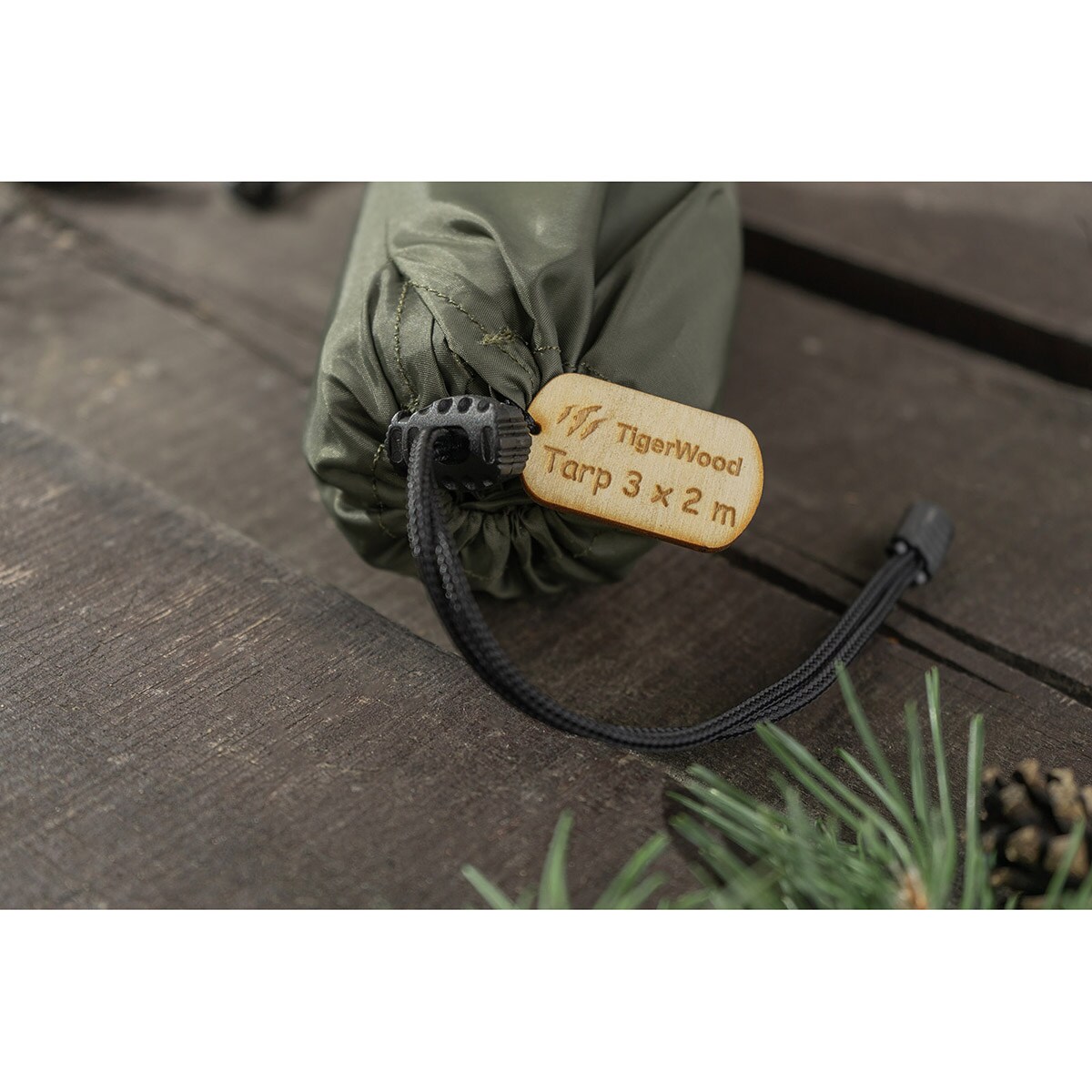 Prelată pentru camping TigerWood Termo Tarp 3 x 2 m - Olive