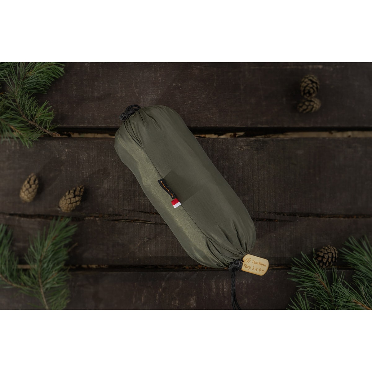 Prelată pentru camping TigerWood Termo Tarp 3 x 4 m - Olive
