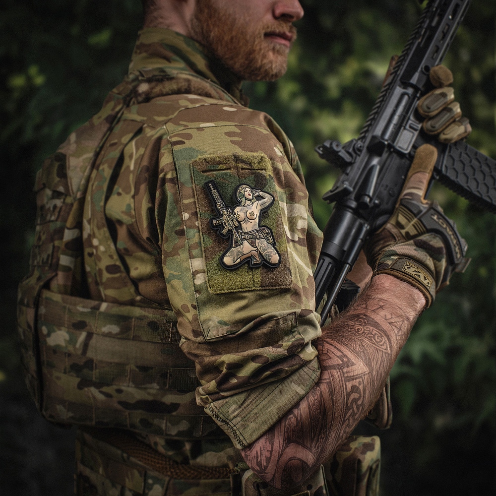 Patch - emblemă M-Tac Tactical Girl No.1 Skandinavik PVC - MultiCam