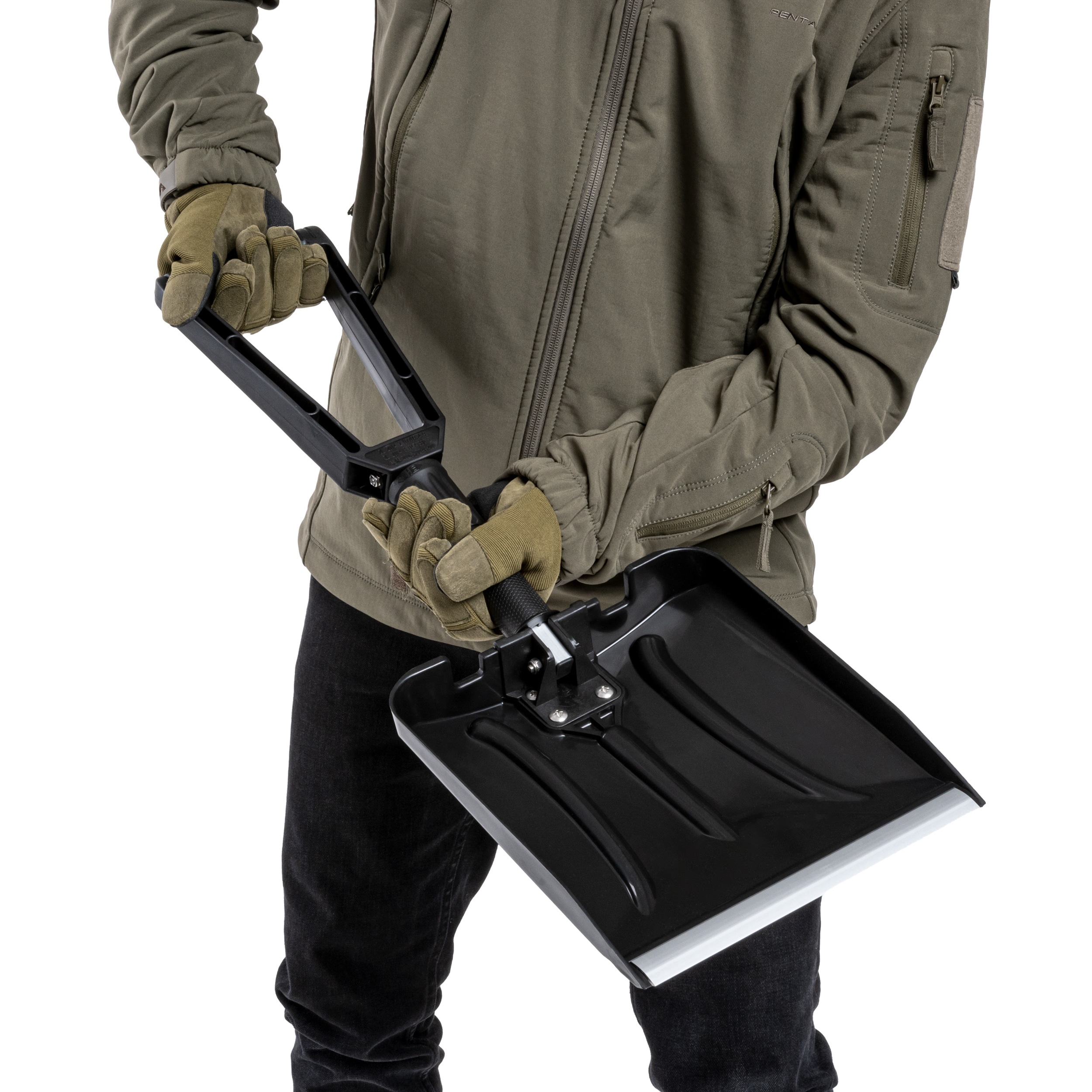 Lopată pliabilă Mil-Tec Snow Shovel Black