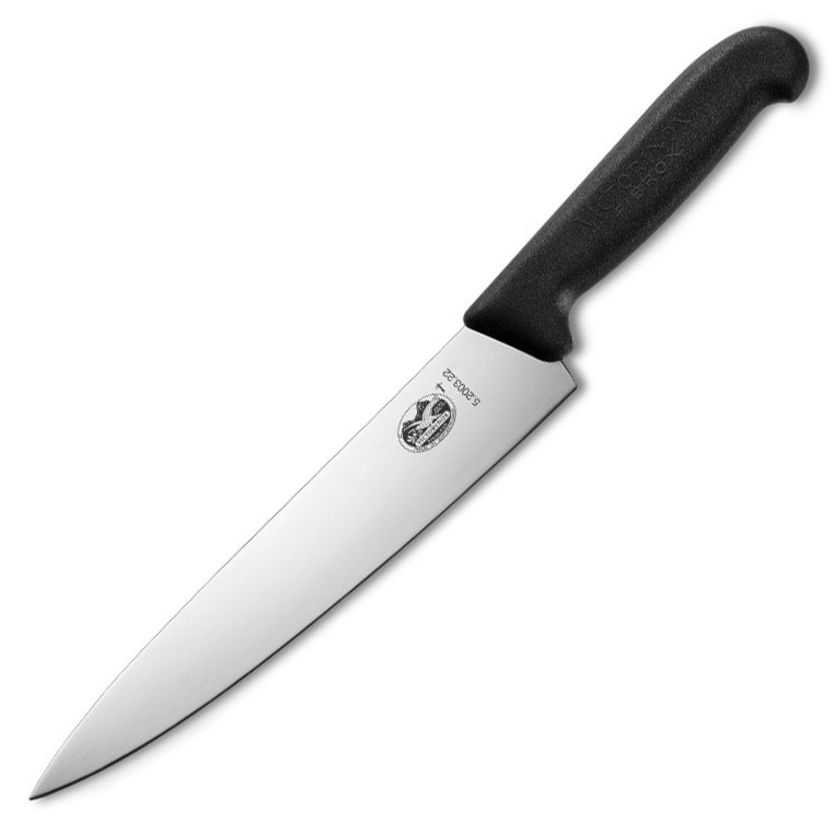 Cuțit de bucătărie Victorinox lamă lată 22 cm - Black