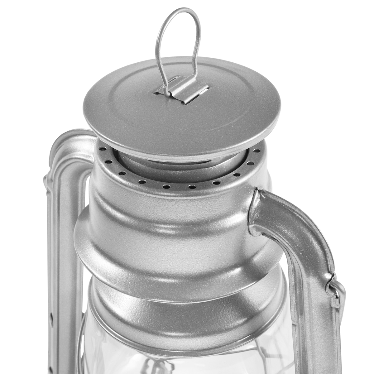 Lampă cu petrol MFH Max Fuchs 28 cm Silver