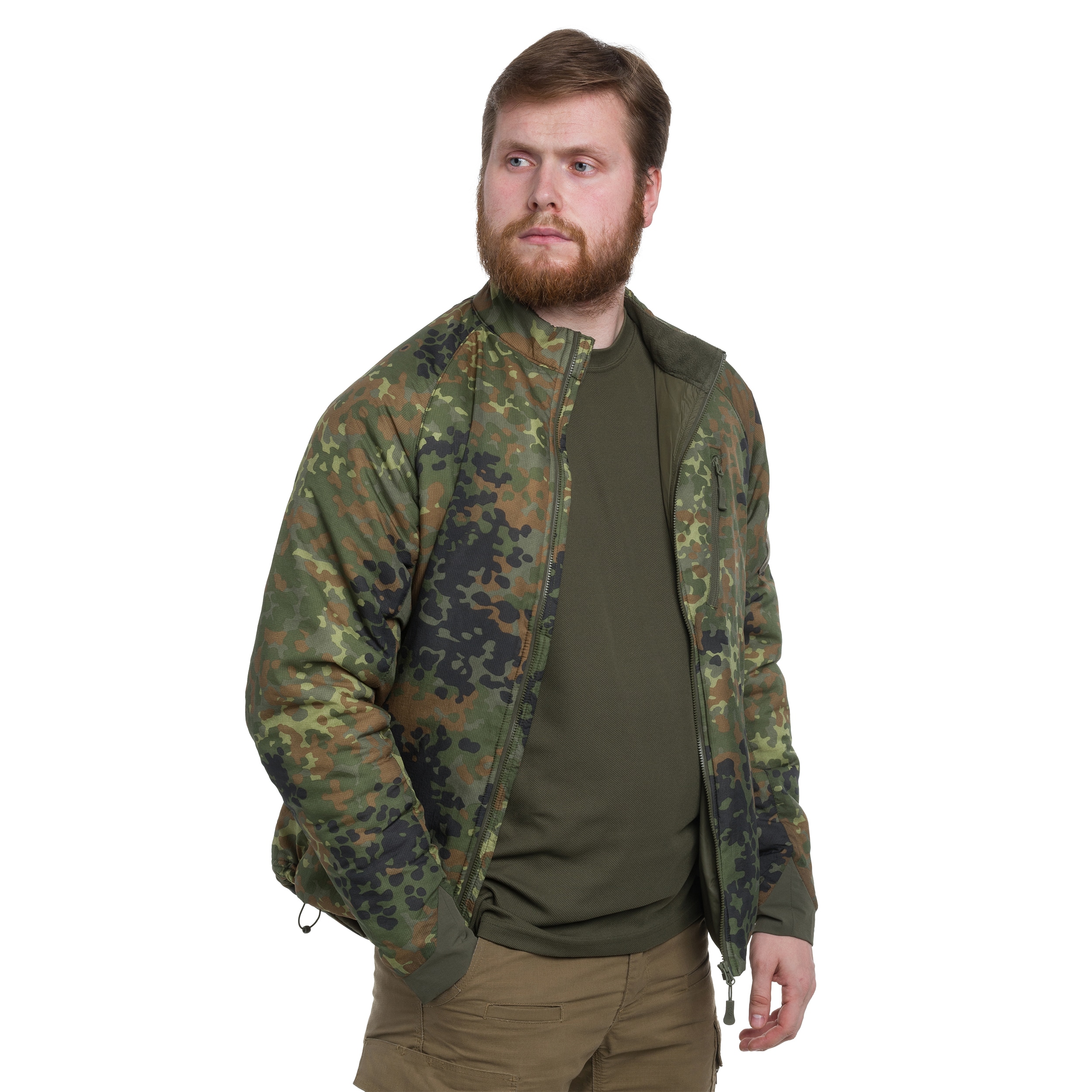 Geacă Helikon Wolfhound Climashield Apex - Flecktarn